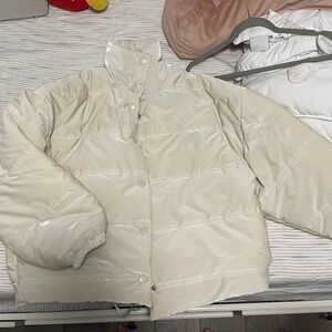 Wild Fable Cream Puffer Jacket for Kids